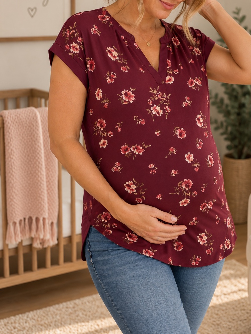 Full moon maternity top / blouse Sz. S